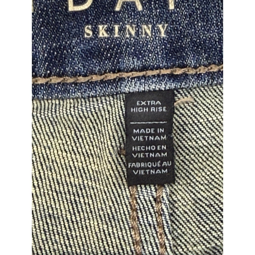 NWOT WHBM Everyday Soft Skinny Dark Wash Jeans Size 12 - Picture 3 of 6